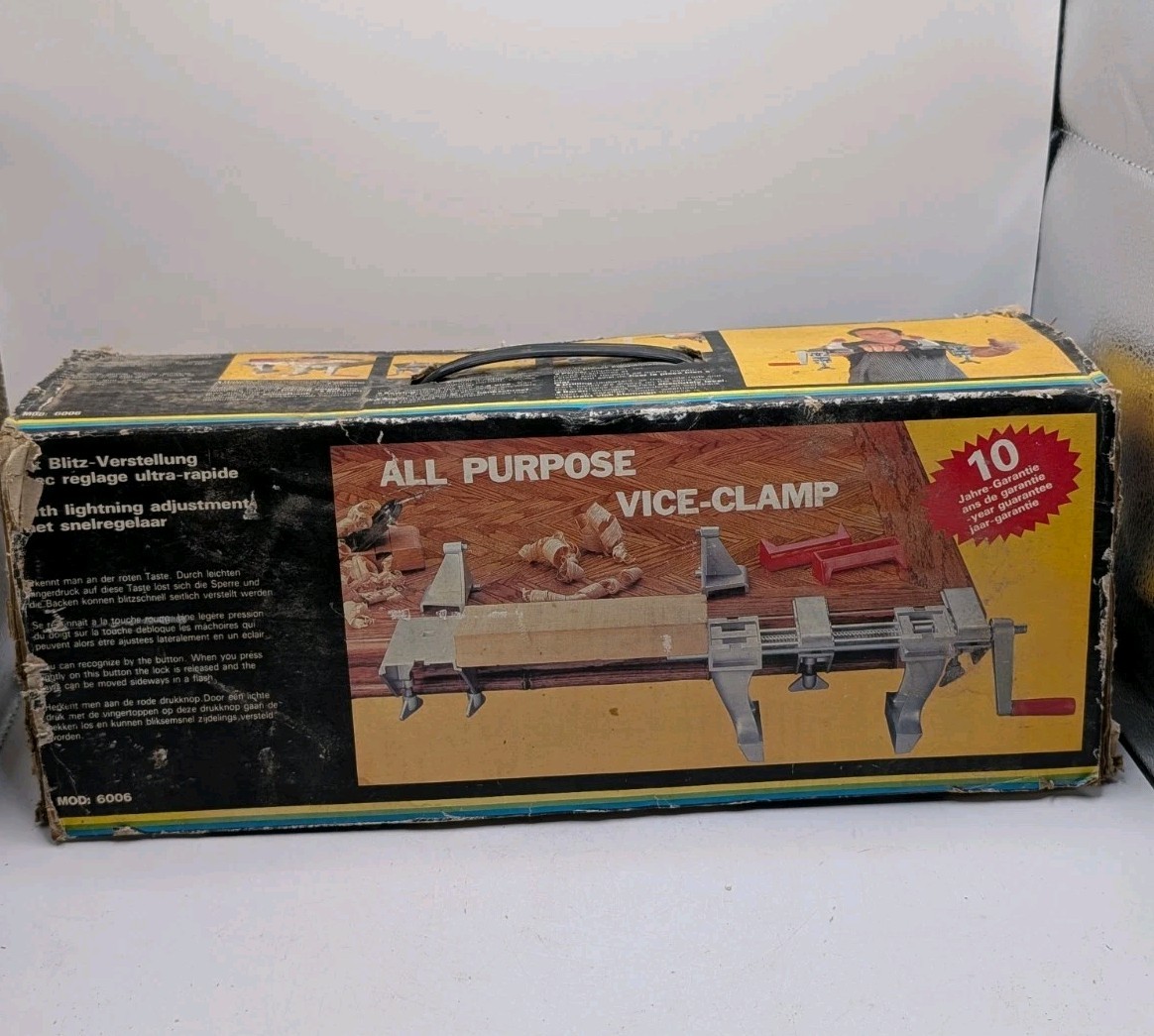 VINTAGE NEW OLD STOCK~ALLCRAFT PRECISION ALL PURPOSE VICE-CLAMP~MODEL: 6006
