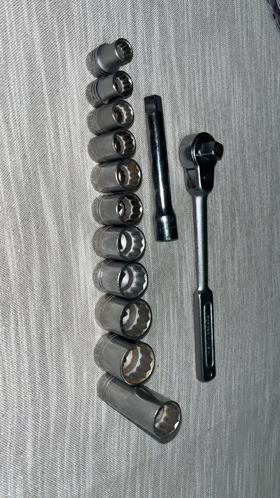 Indestro Select 1/2″ Drive Socket Set – Vintage