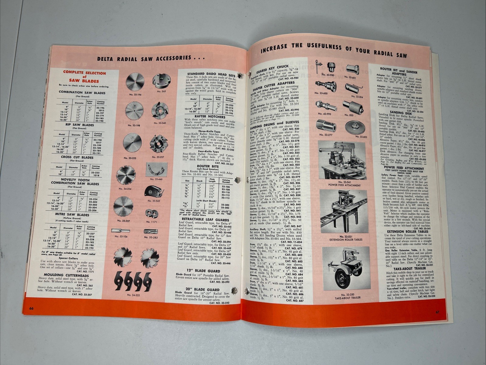 Vintage 1957 Delta Rockwell Industrial Power Tools Catalog AB-57 & Price List