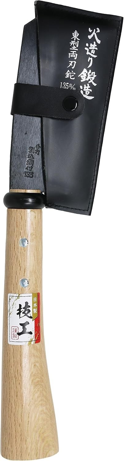 NATA Small Hatchet Tool 5.3″ [Double Bevel] Made in Japan, Japanese Wood Splitti