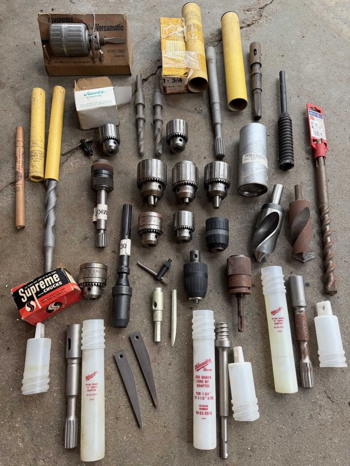 Lot Machinist Super Chuck Supreme Tools Drill Bit Milling Boring Die Bosch