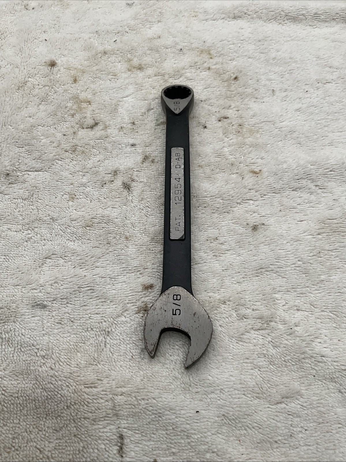 Vintage Craftsman 5/8 Combination Wrench Pat. 12954 D-AB Made In USA!!S1