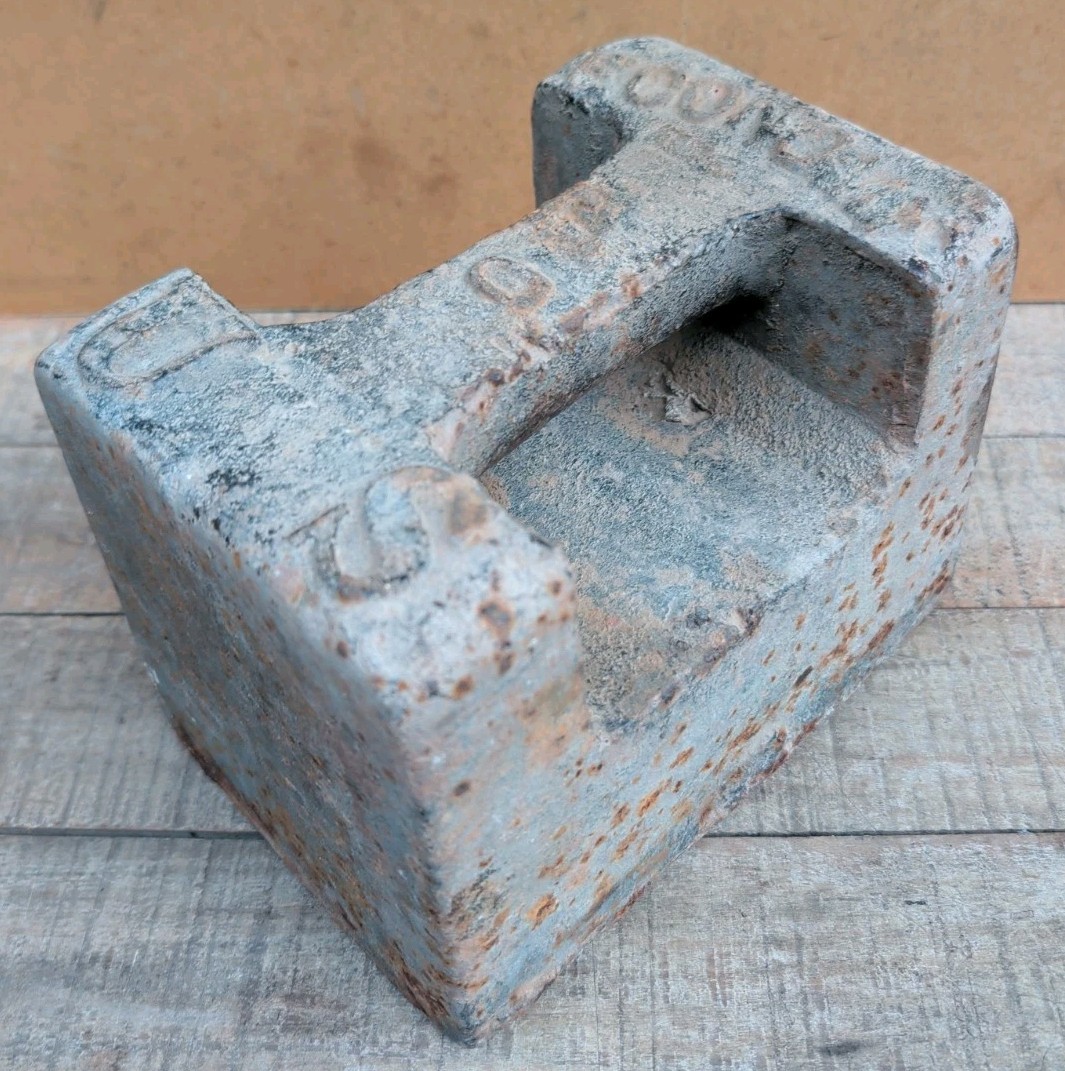 Antique Economy 55lb Scale Calibration Weight – Marked US