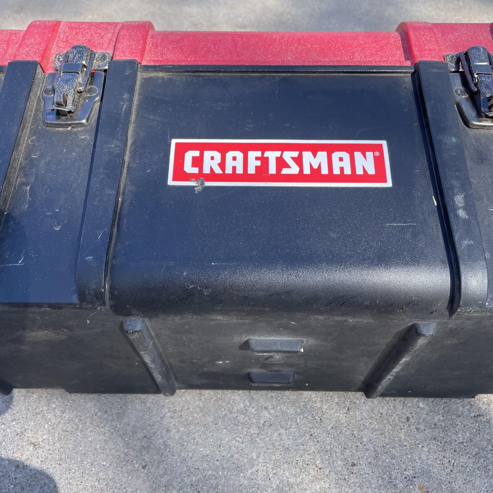 VINTAGE CRAFTSMAN HARD PLASTIC TOOL BOX 20” X 9-1/4” X 9” MODEL 959320