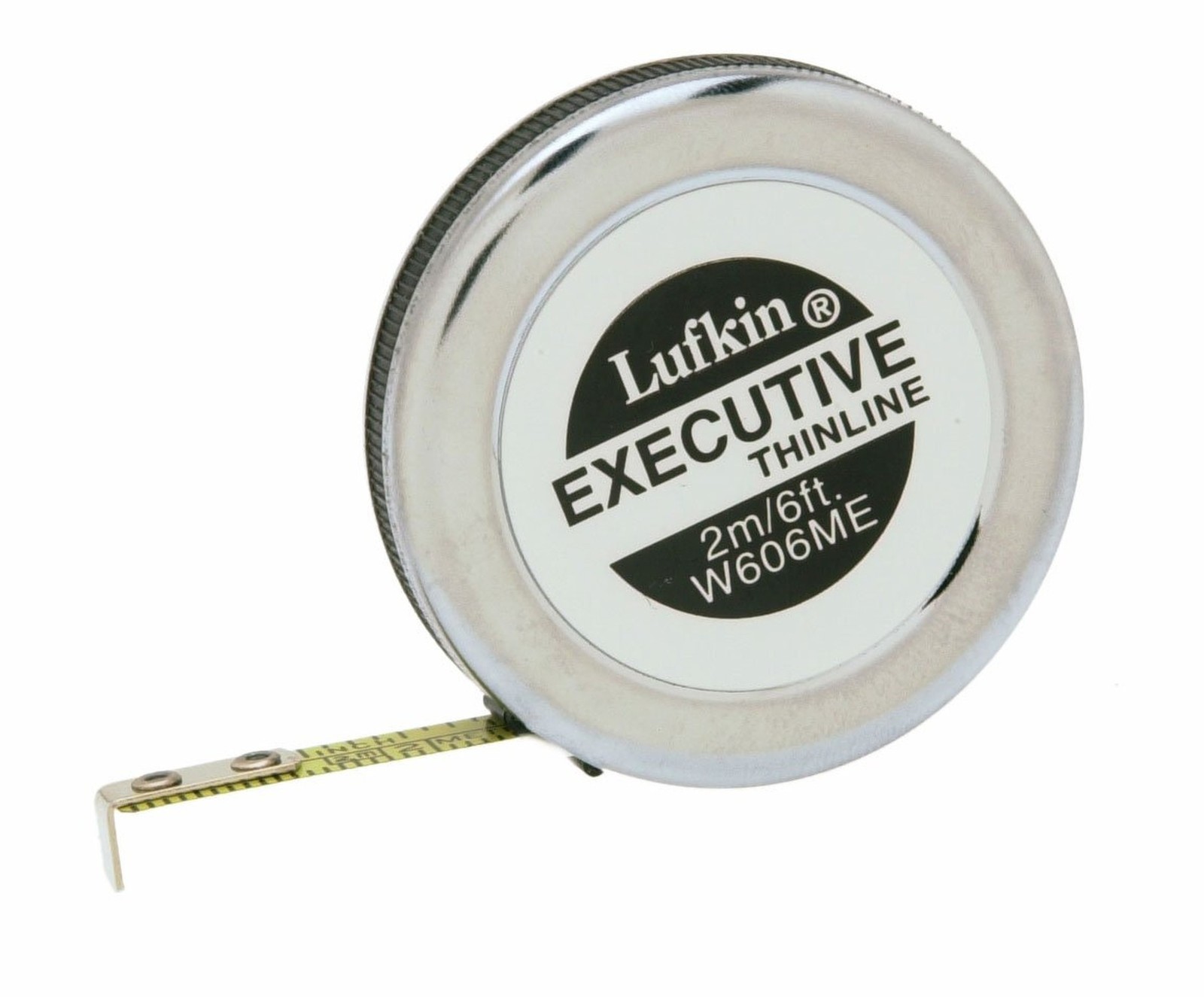 Crescent Lufkin 1/4″ x 2m/6′ Executive® Thinline Yellow Clad Pocket SAE/Met