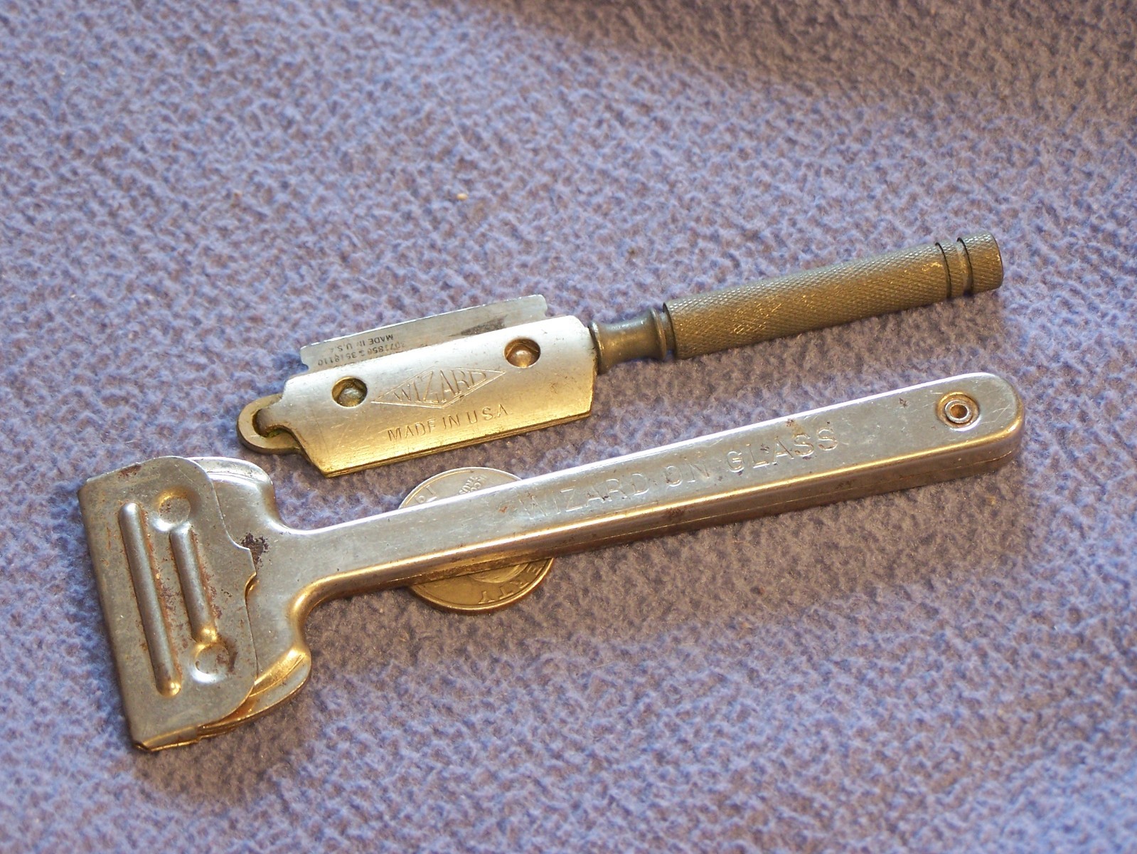 Wizard On Glass Ericsson Wizard Straight Razor patent 1924