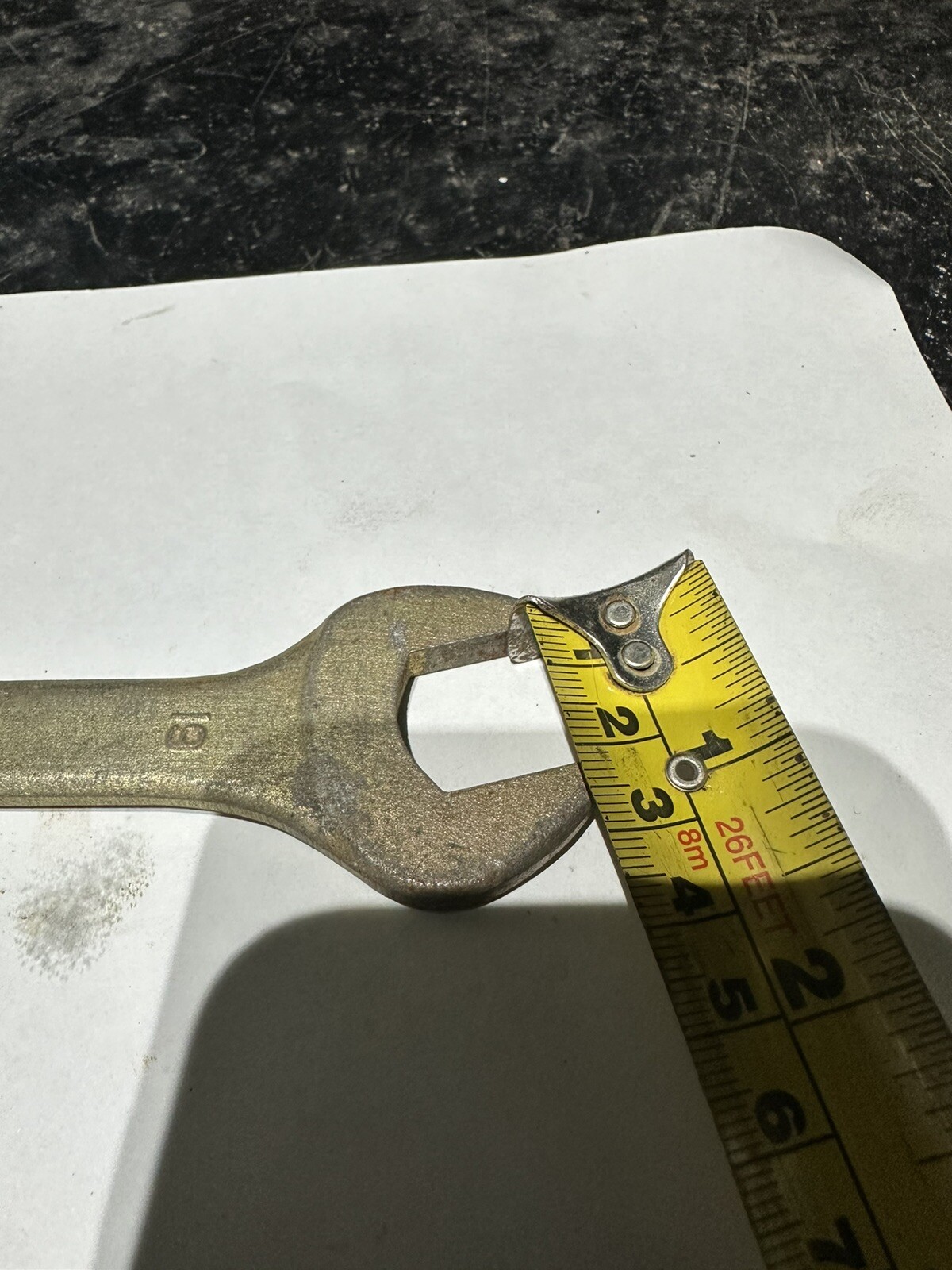 Vintage NTK 19mm X 22mm Open End Wrench – Drop Forged Ref B14