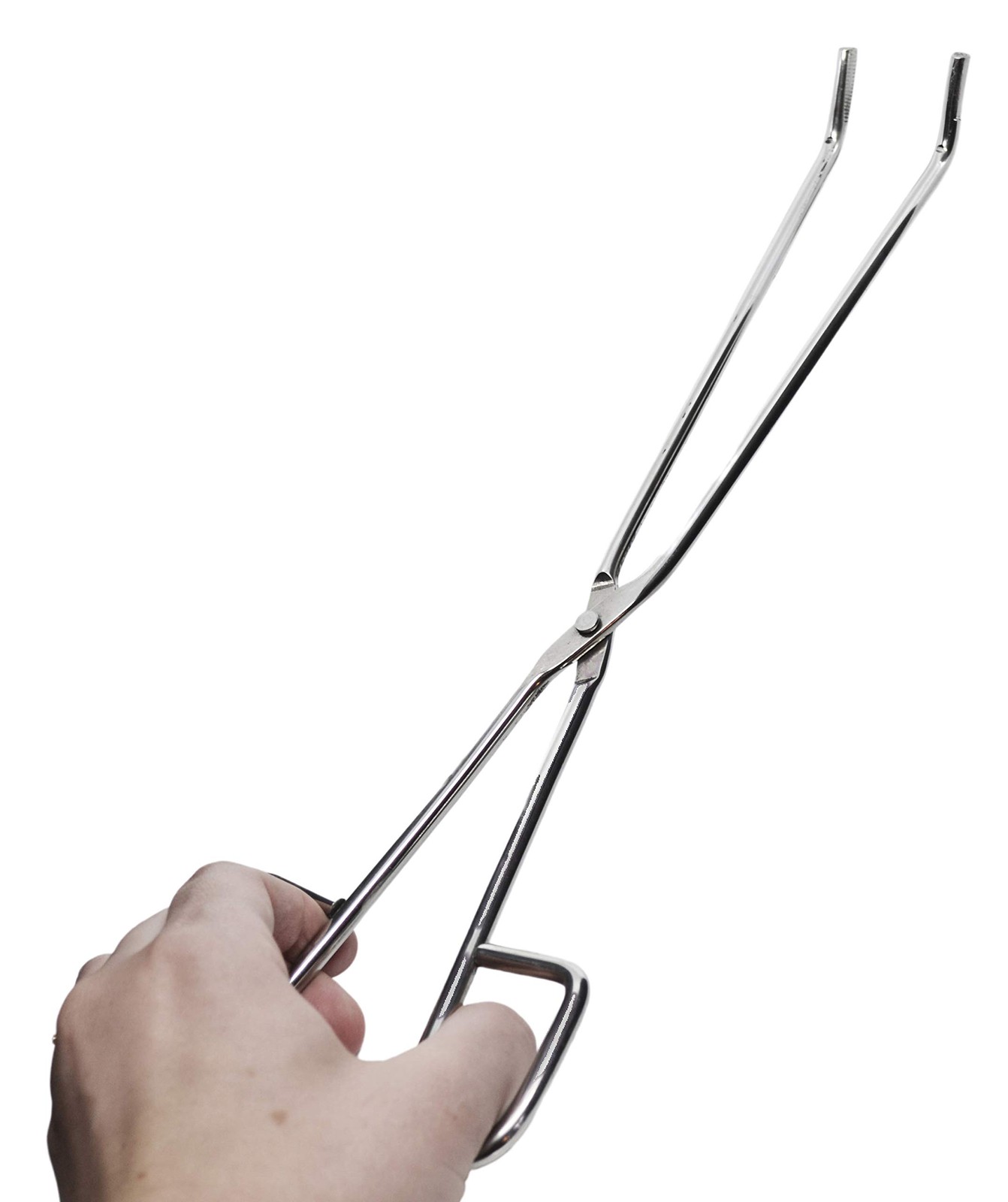Crucible Tong 13 Inch – Straight Extra Long – Stainless Steel – For Furnace Use