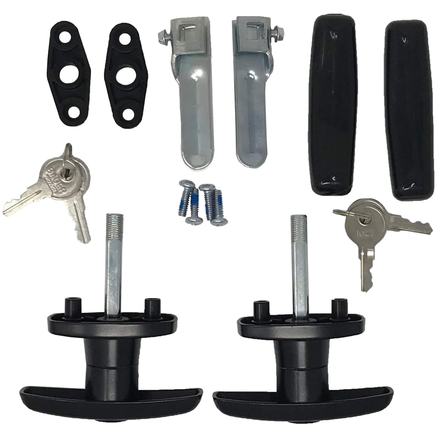 Bauer T-Handle Set with K-127 Keys | 2″ Shaft, 1/2″ Thread