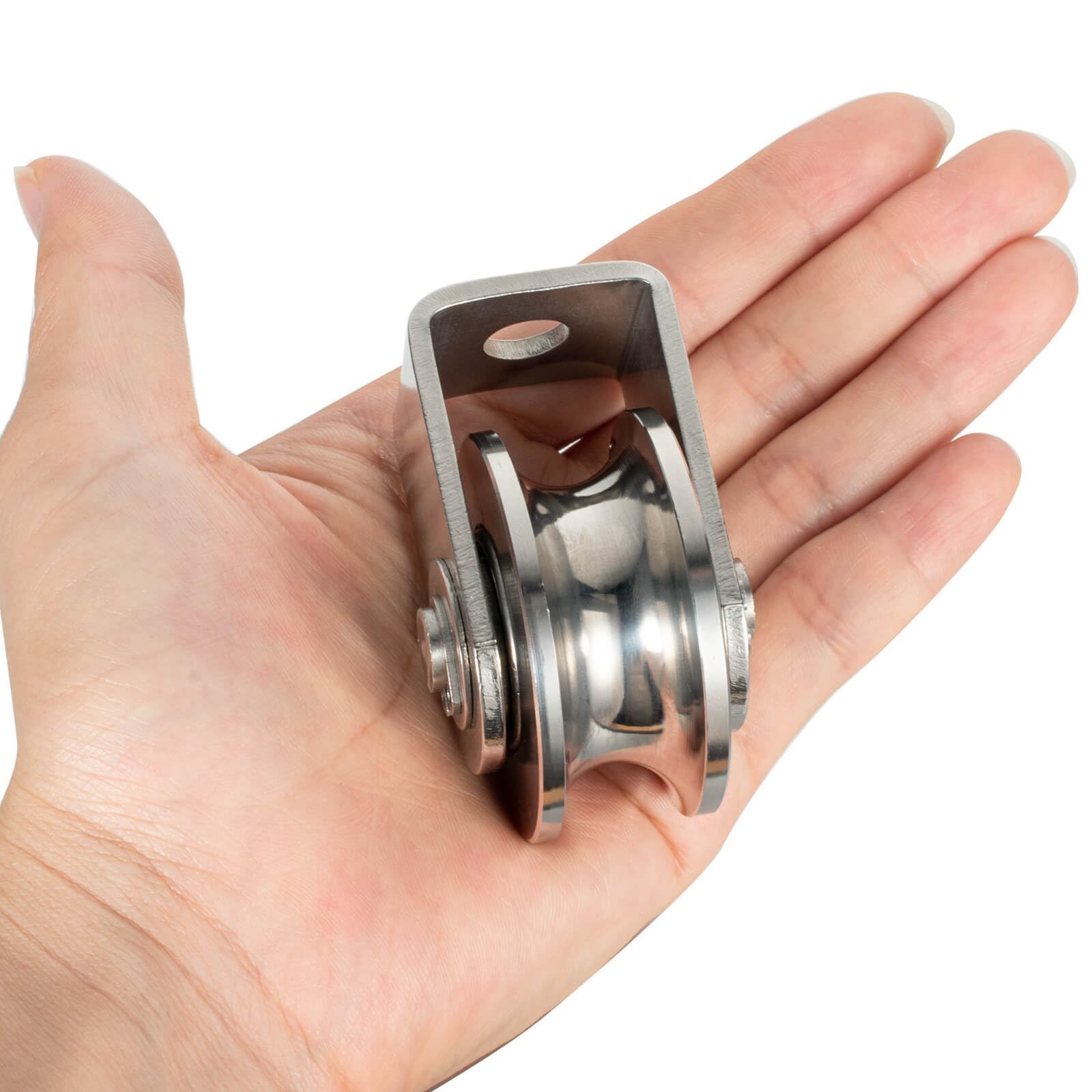 Cable Pulley Wheel Heavy Duty, Fixed Pulley Block, Bearing Inside, for Pulley…