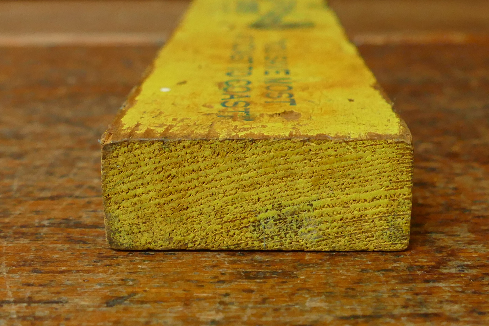 Vintage Wood “COAST TO COAST” Hardware Stores 12” Ruler/Level Eugene, Oregon