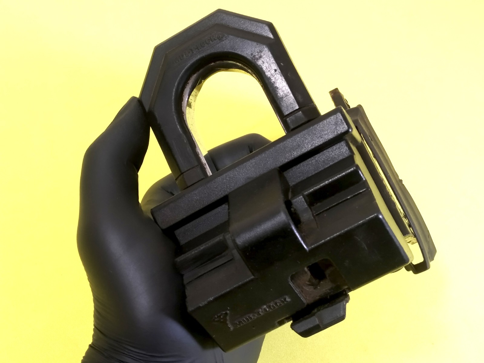 Rarity Garage Massive Mortise Lock Black 1 key 1648 grams FOR Garage