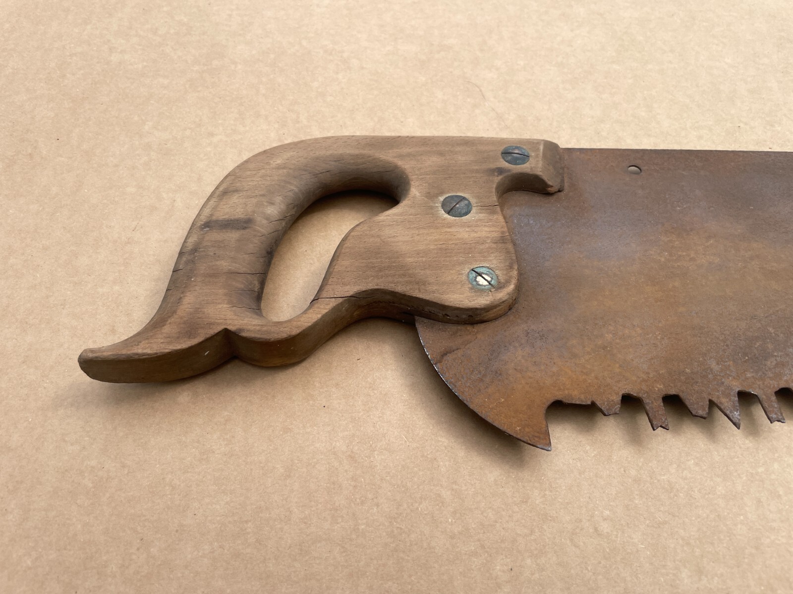 RARE ANTIQUE 1896-1917 Disston & Sons 36, ” 1-Man Breasted CROSSCUT Logging SAW