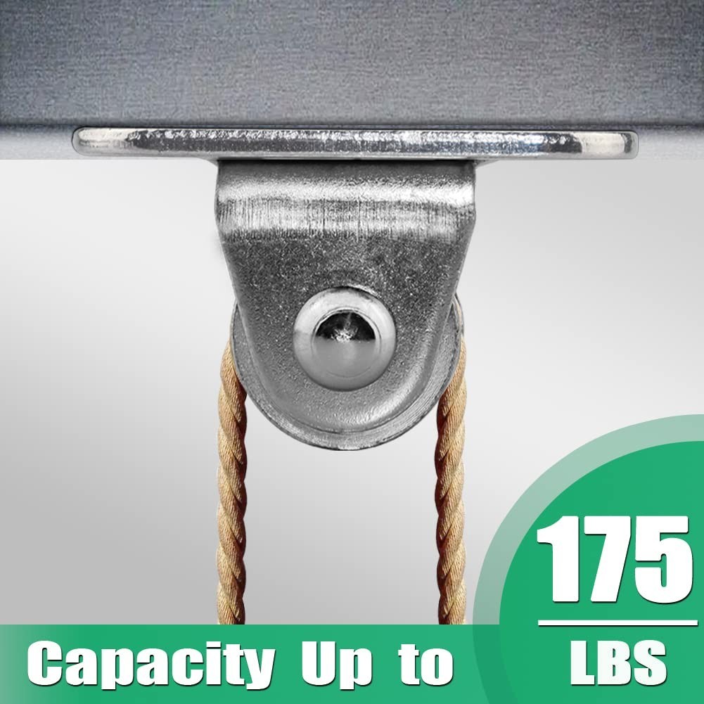 Small Pulley Block Silent Wall Ceiling Mount Pulley with Bearing Fixed Pulley…