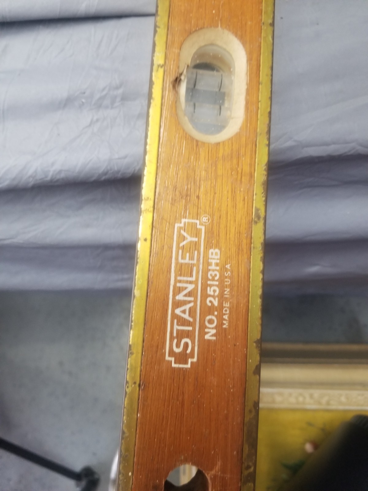 Vintage Stanley No. 2513HB Level Wood Brass 48” Made In USA Tool-FREE SHIP!🇺🇲!