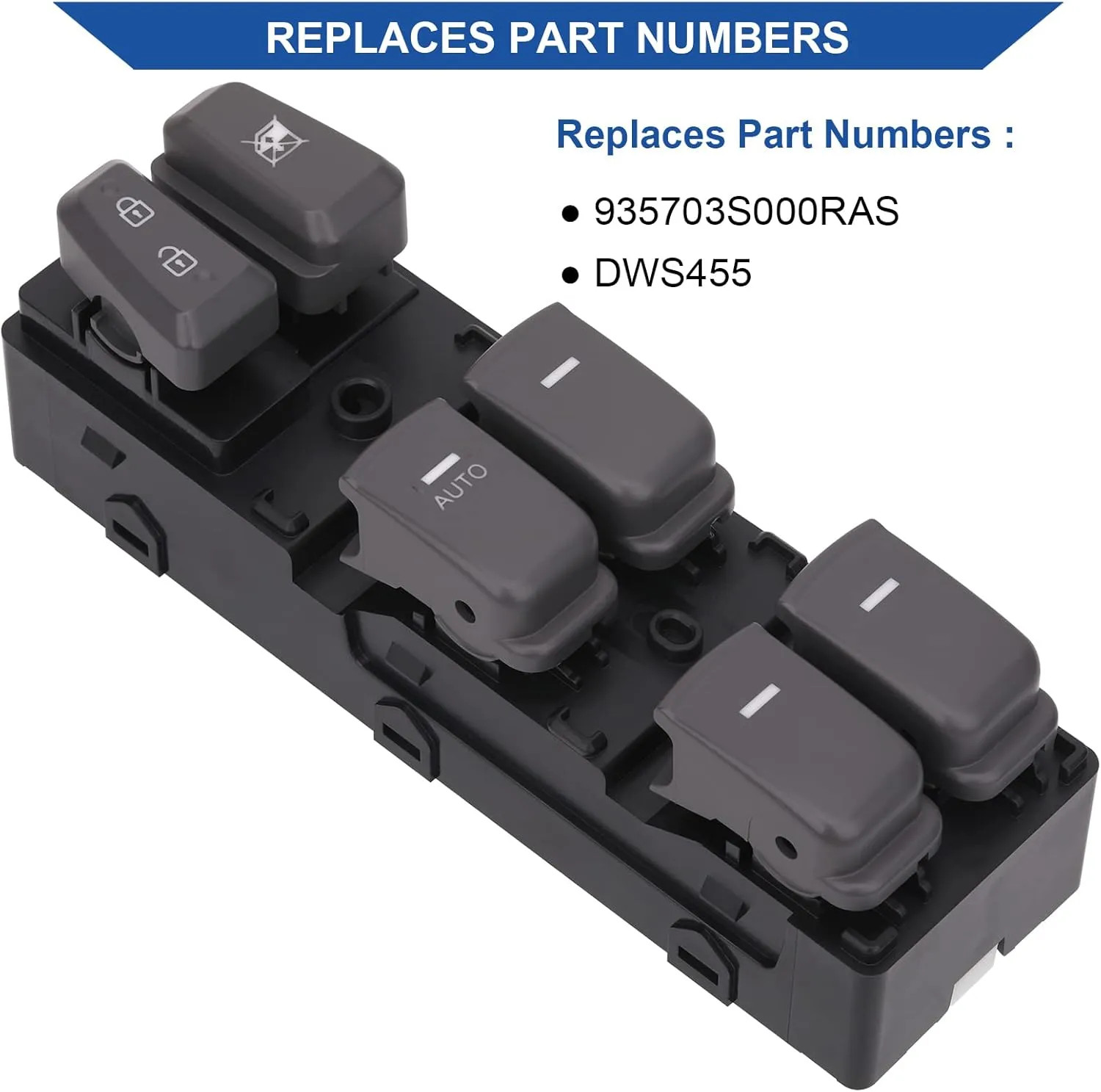 Power Window Switch For Hyundai Sonata 2011 2012 2013 2014 Front Left Driver…