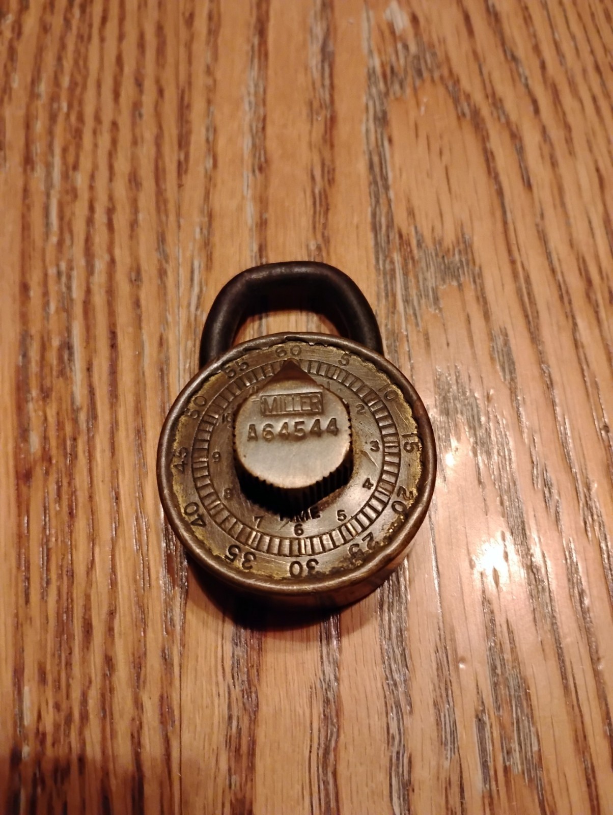 Antique Miller Standard Time Keyless Combination Padlock ~ No Combination
