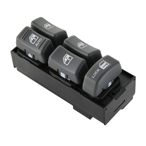 ZAPSOTS Master Power Window Switch.7+10 Metal Pins.4 Door.fits for Chevy for