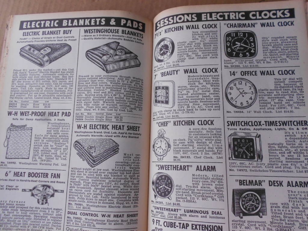 1955 Electric Products for Home Farm Industry Catalog Wellworth Trading Dayton
