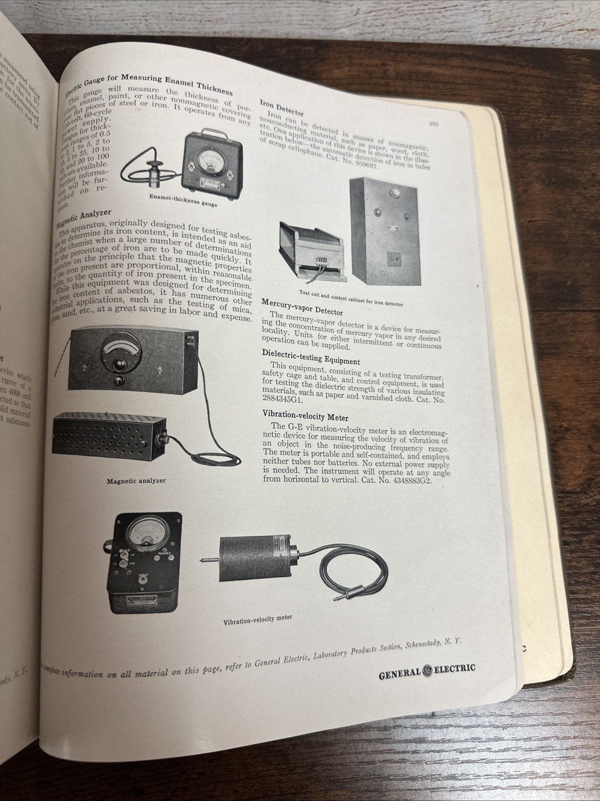 GENERAL ELECTRIC CATALOG GEA- 620A ELECTRIC EQUIPMENT FOR INDUSTRY 1936 Vintage