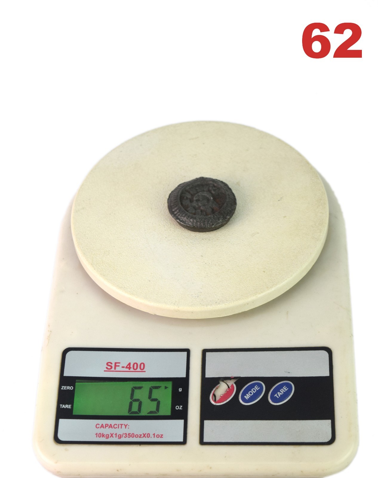Small Seer Indian Vintage Collectible Old Solid Iron Weight Scale Tool G15-327