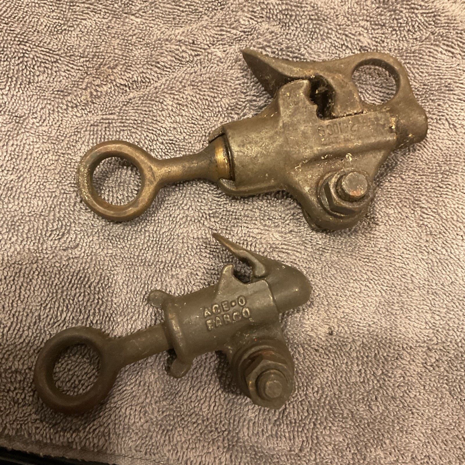 Ace O Fargo Tool Mystery Vintage Grip Or Wire Puller Or Railroad Clamp Latch?