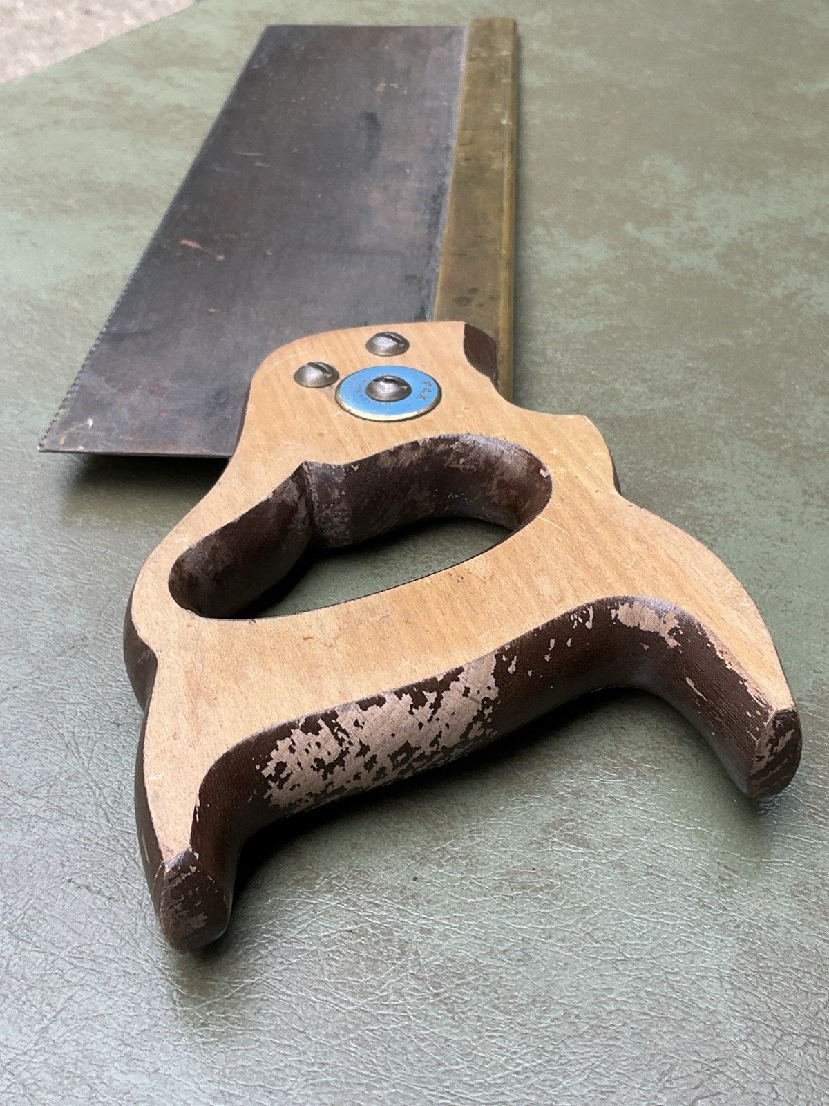 Vintage Sanderson Kayser PAX Limited Sheffield Tenon Saw 14” Brass Back