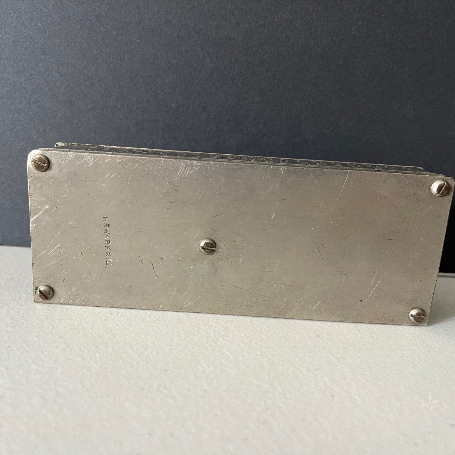 Early Machinist Drill Bit Holder La Francis No.4 Patened Newark NJ w/Drill Bits