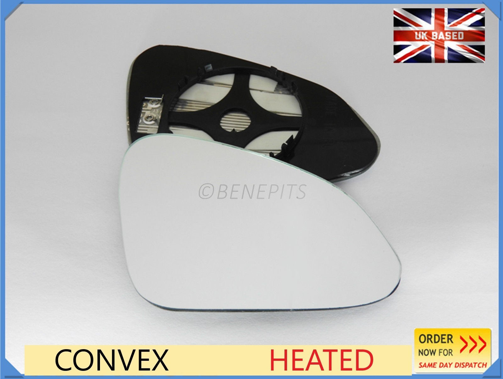 For VAUXHALL INSIGNIA 2008-2017 Heated Wing Mirror Glass CONVEX Right