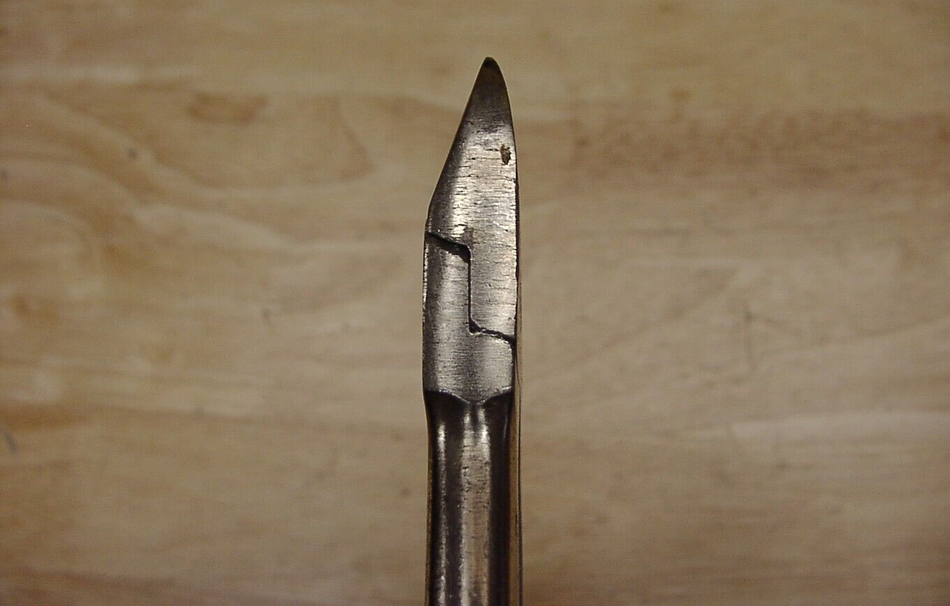 Vntg Hudson Forge Germany 6-3/16″ Diagonal Cutting Pliers,Dykes,W/Plating Loss!