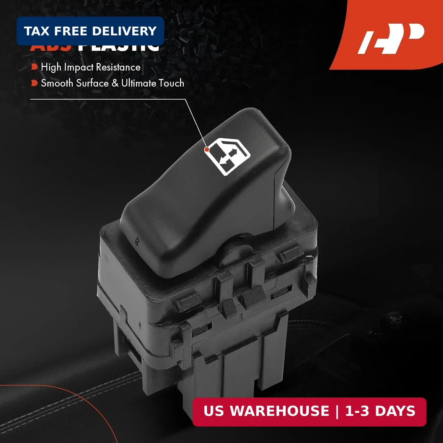 A-Premium Front Right Passenger Side Power Window Switch | Compatible with Chevr