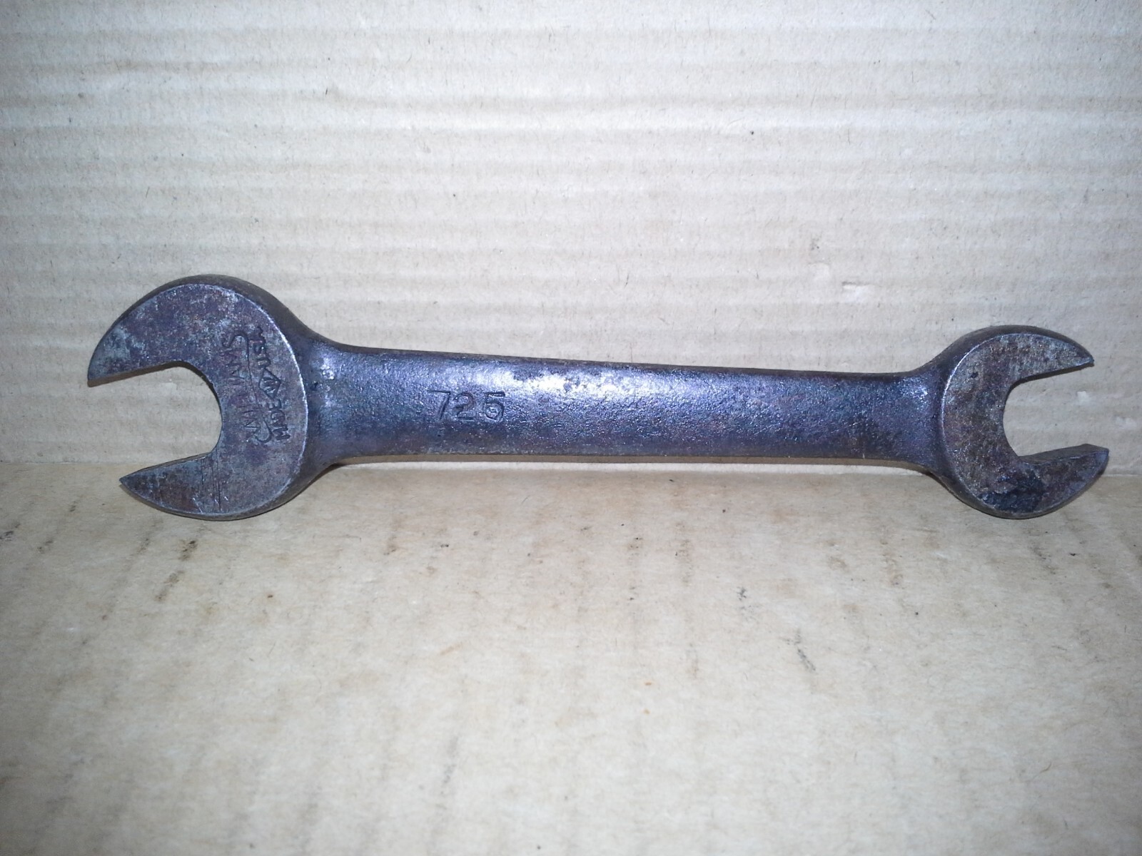 Vintage Williams 725 Open End Wrench 1/2″ x 7/16″ Made in USA, VGC