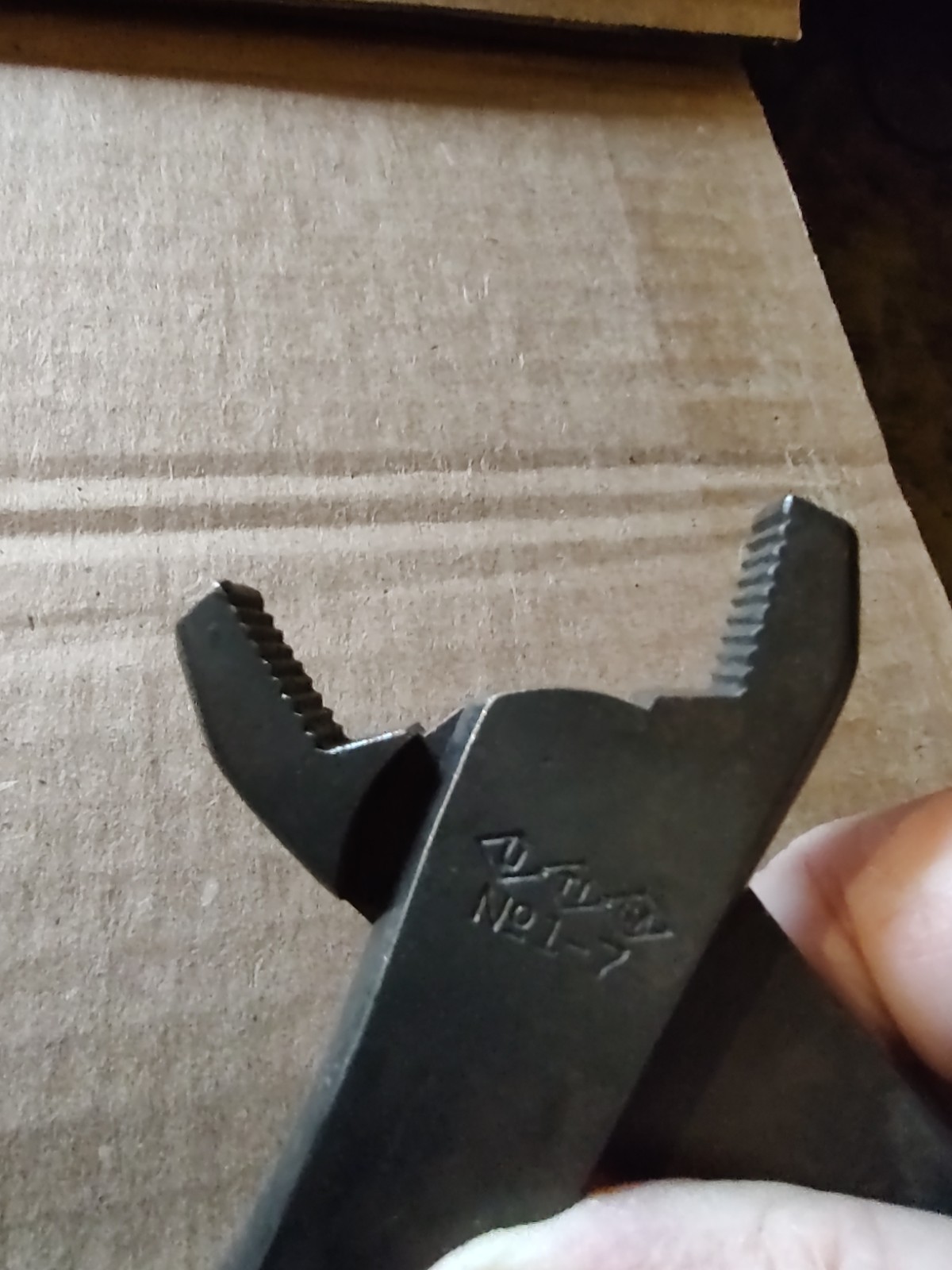Vintage UTICA NO.1-7 gas burner pliers