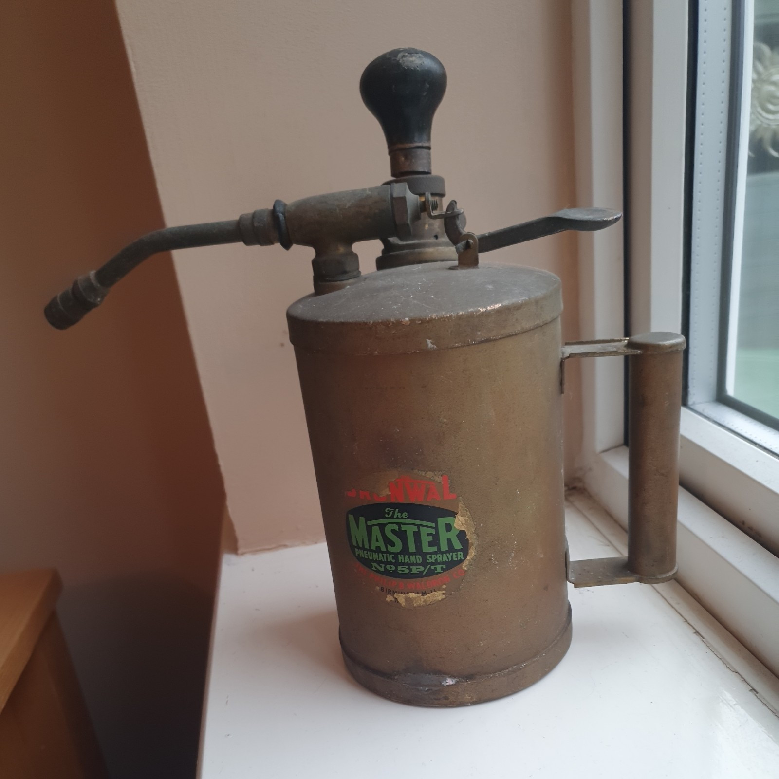 Old Vintage Original Dronwal The Master Pneumatic Hand Sprayer Philip & Waldron