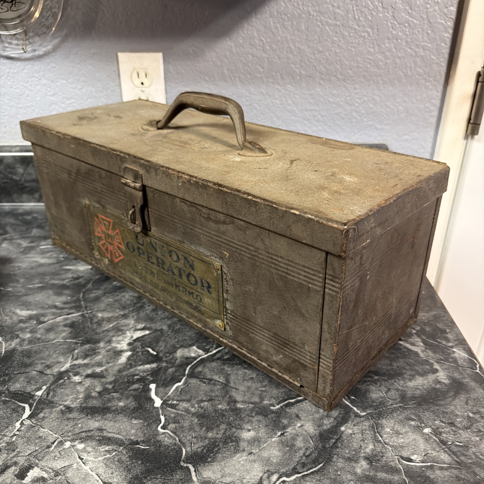 Vintage IATSE MPMO Union Operator Metal Tool Box Multi Drawer Theater Machinist