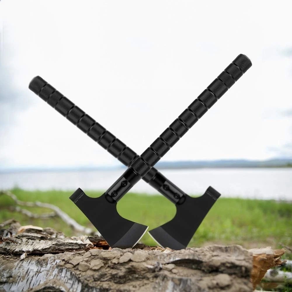 Multi-Functional Tactical Hatchet for Camping – Compact & Adjustable with Sheath