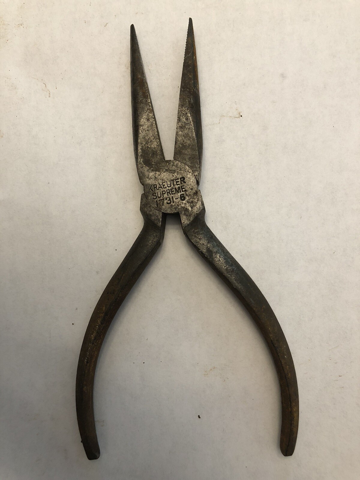 Vintage Kraeuter Supreme 1731-6 Needle Nose Pliers USA