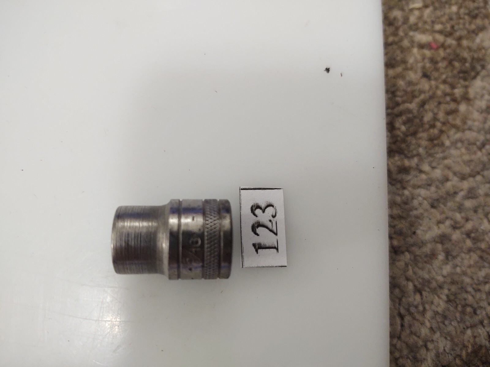 Vintage Brazil S-K 5/16″ X 1/4″ 8 Points Knurled Socket Ratchet Tool RARE