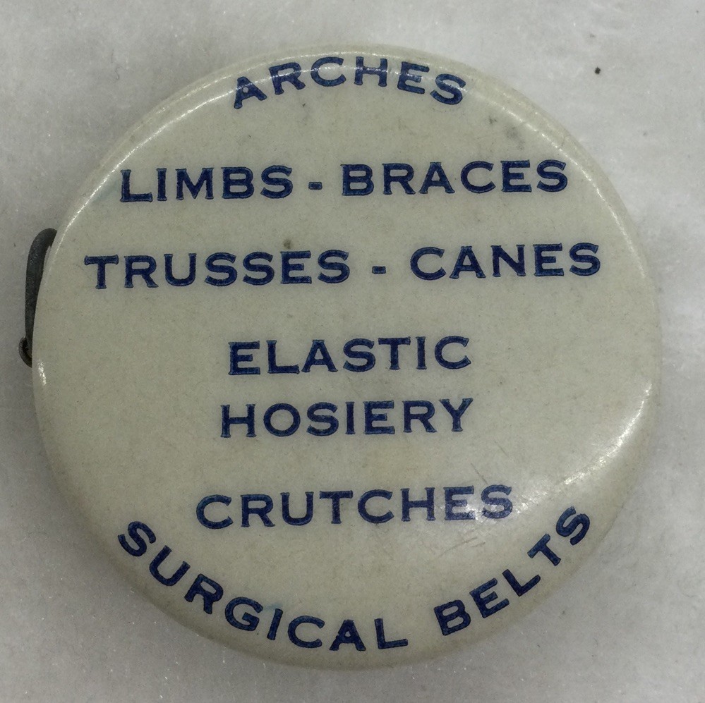 Vintage R.W. Snell Co., Urn M. Finch Owner, 1.5” Wide Tape Measure, Preowned