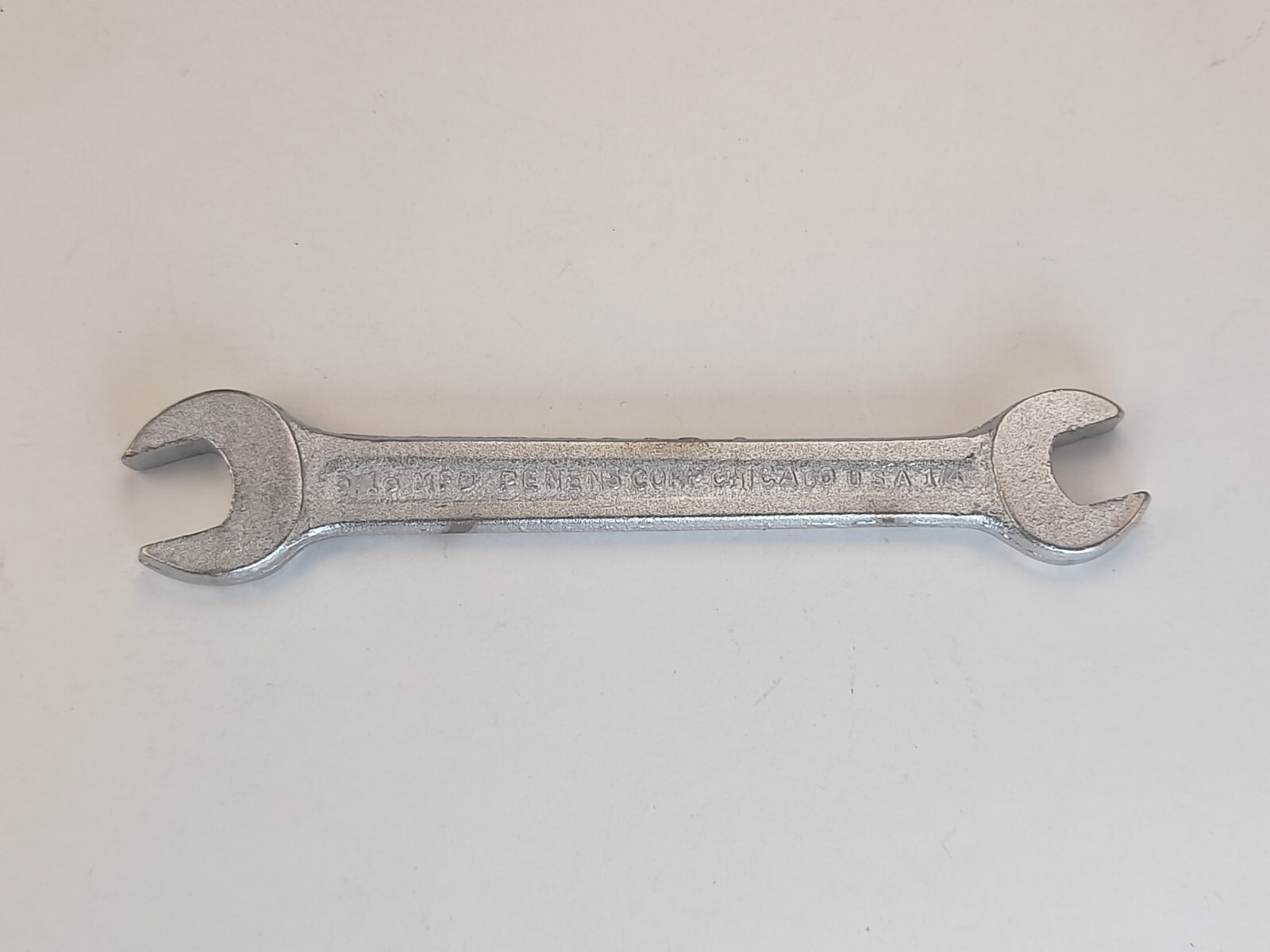 Vintage PENENS CORP 5/16″ x 1/4″ Double Open-Ended Wrench R47 MFD. CHICAGO USA