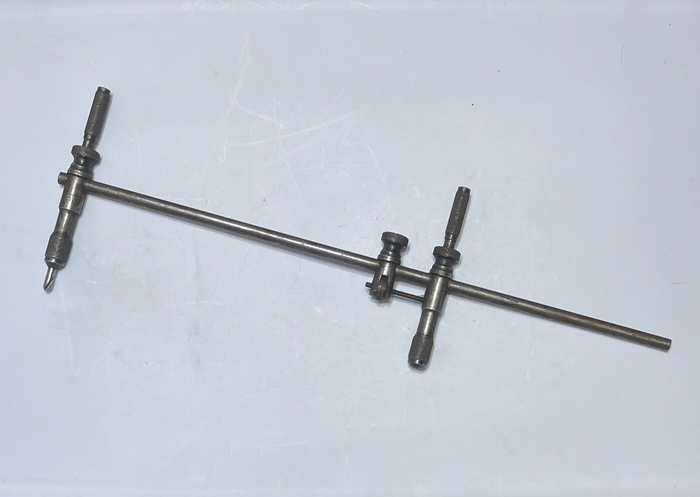 The L.S. Starrett Co. No. 251 Steel Beam Trammel Machinist Tool