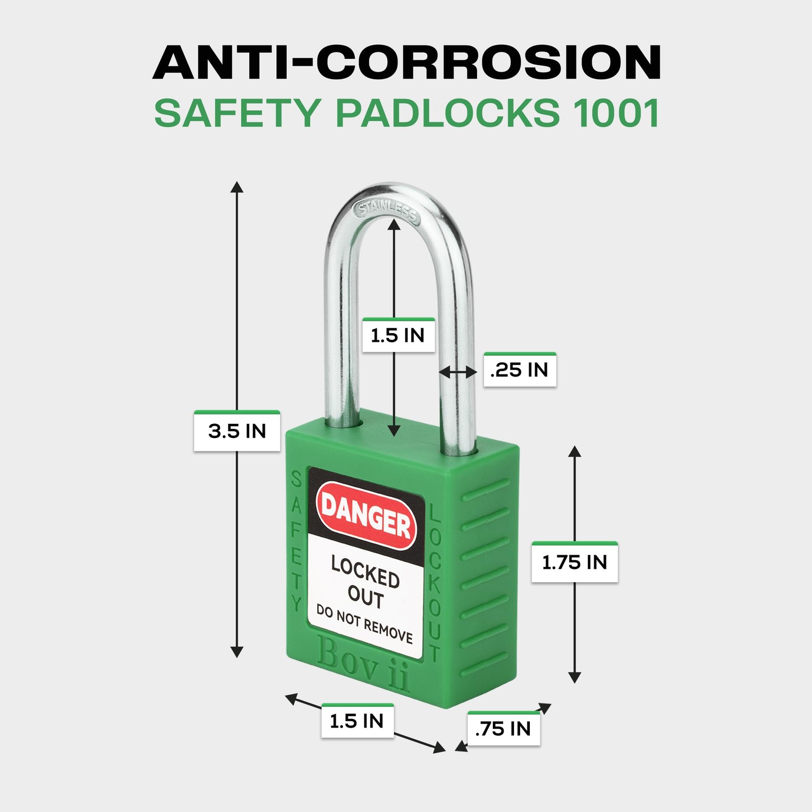 Lockout Tagout Locks Set 10 Green Lockout Locks Keyed Alike 1 Key Per Lock