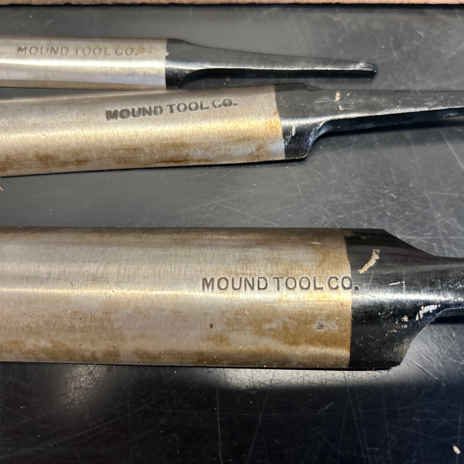 Antique Mound Tool Co. Special Hollow Ground Scraping Tools