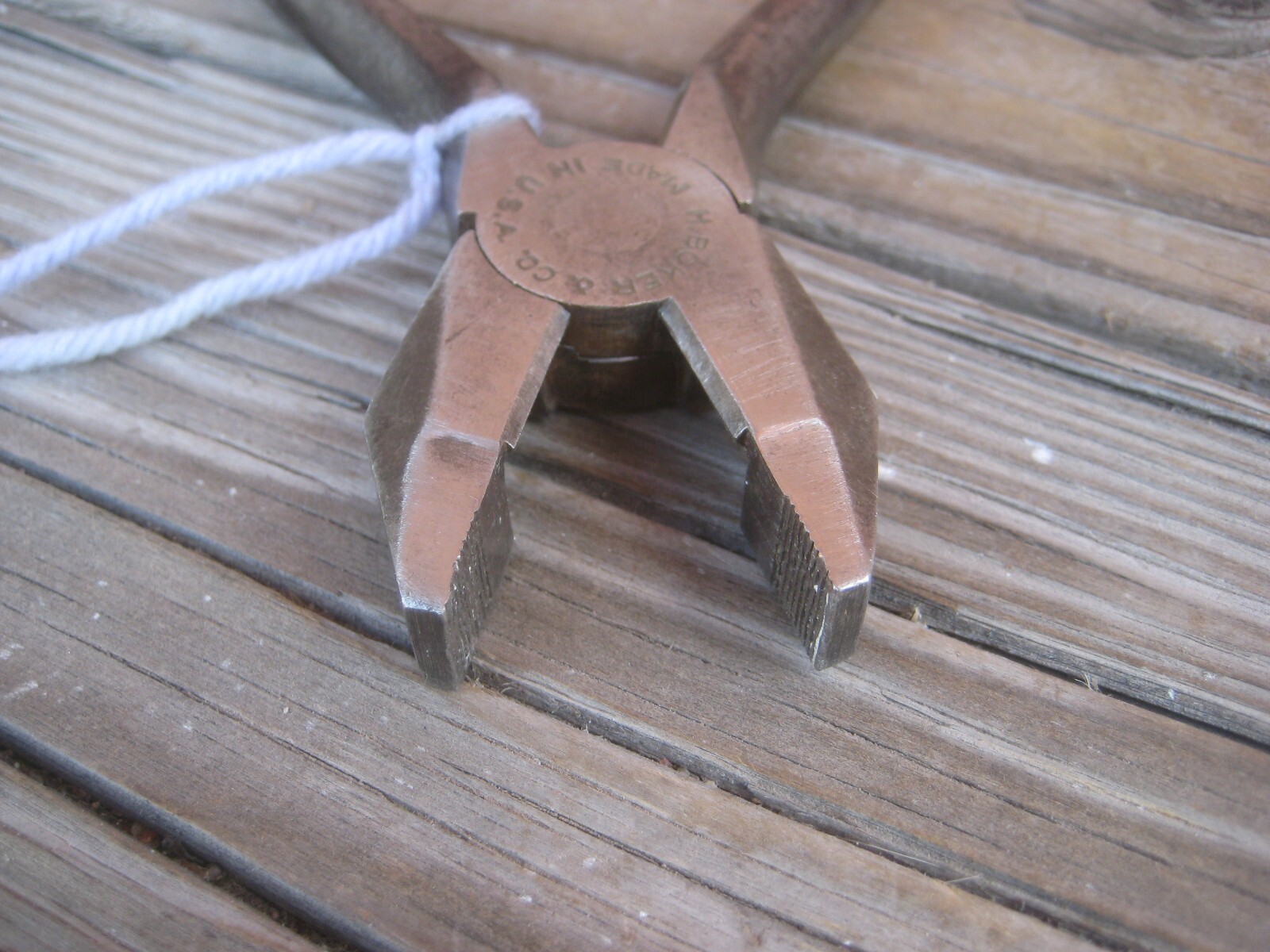 1940s Vintage 7 1/2″ Length ** BOKER *** Fine Lineman’s Pliers USA