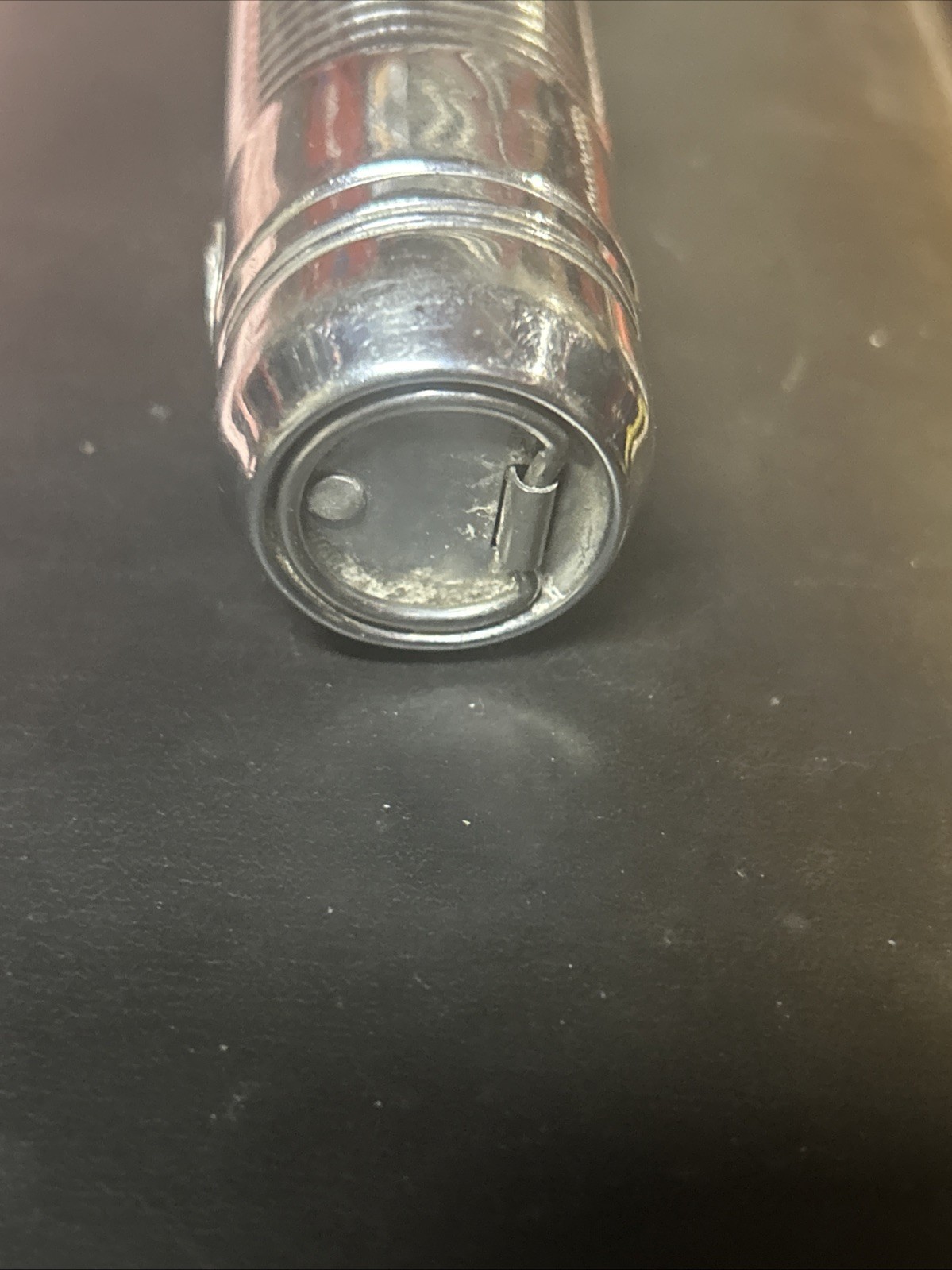Vintage Ray-O-Vac Stainless Steel Flashlight Chrome Silver Tested With Bulb