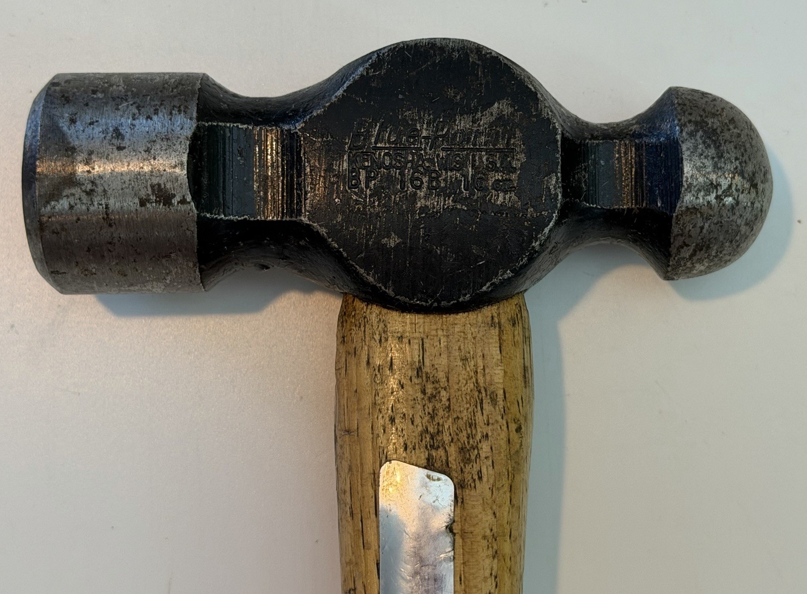 Blue-Point 14″ Hickory BALL PEEN HAMMER 16 oz BP16B USA