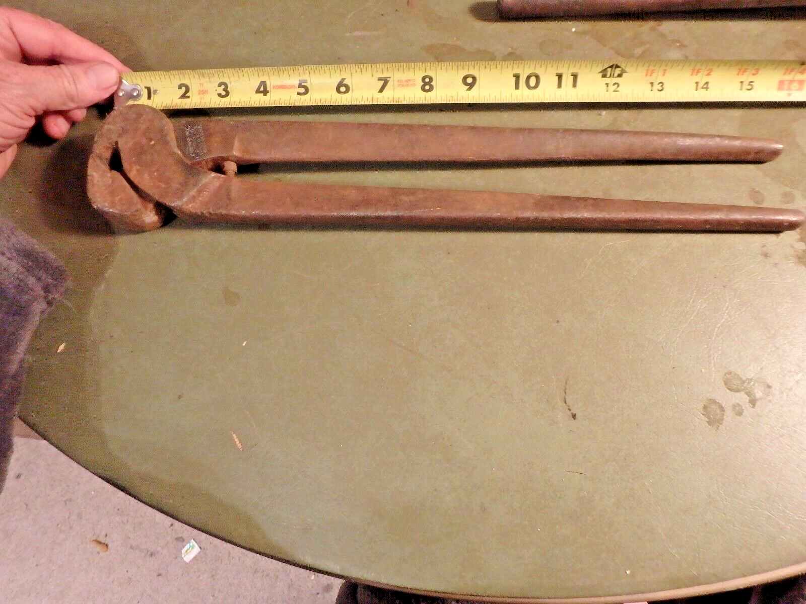 8N- vintage 15″ nipper/cutter CAREW’S # 14