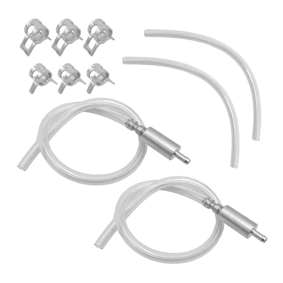 2 PCS Brake Bleeder Hose, One Way Check Valve Tube Bleeding Tool Kit for…