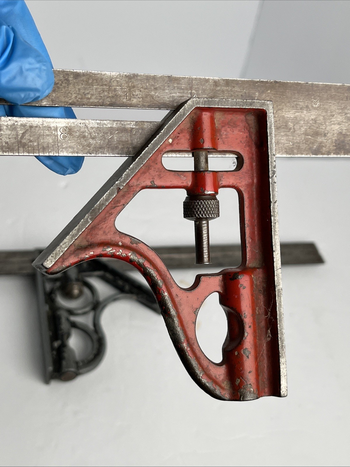 2 Vintage Combination Squares Union Tool Co. & Defiance by Stanley 12″