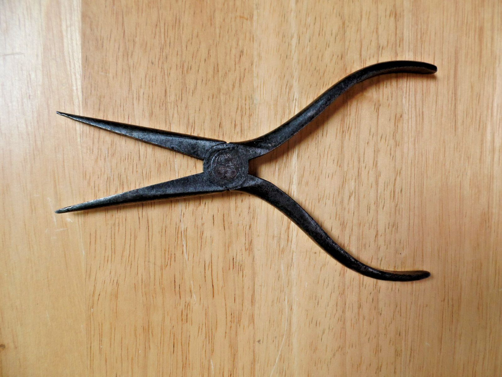 vintage M. Klein & Sons 6″ Needle Nose PLIERS with Lineman Logo